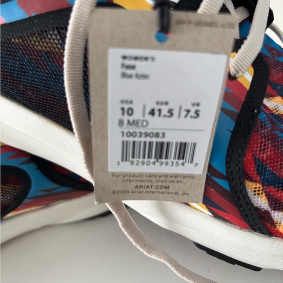 Ariat Fuse Blue Geo Aztec EVA midsole,rubber outsole,flex,mesh & synthetic upper - Picture 13 of 14